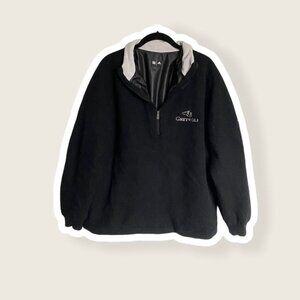 y2k Adidas quarter zip wool sweater!